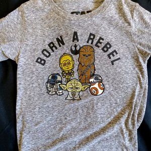Star Wars toddler Born a rebel t-shirt
